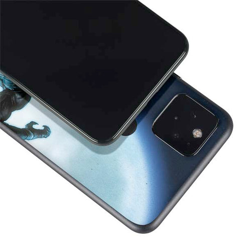 Marvel Black Panther Jumping Through Air Google Pixel 5 Skin